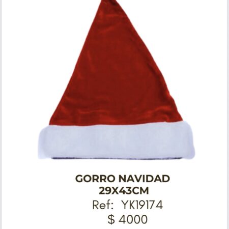 Gorro Navidad 29x43 cm