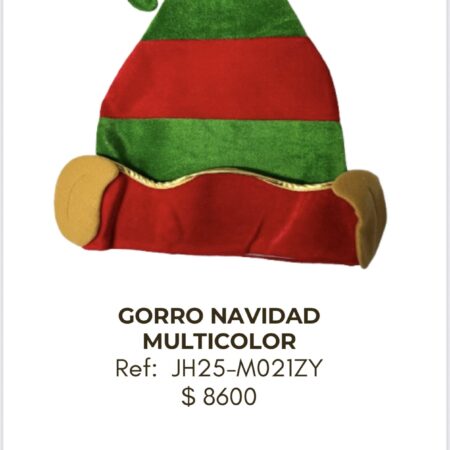 Gorro Navidad Multicolor