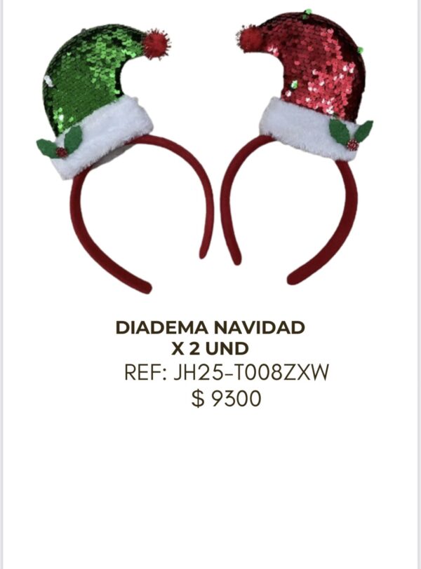 screenshot-50 Diadema de Navidad x 2 unidades