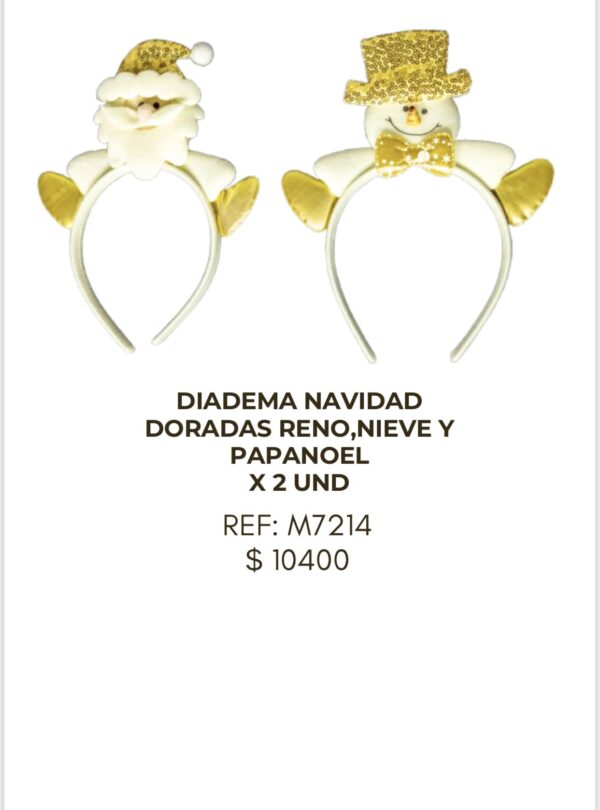screenshot-48 Diadema Navidad Doradas Reno Nieve y Papanoel x 2 unidades