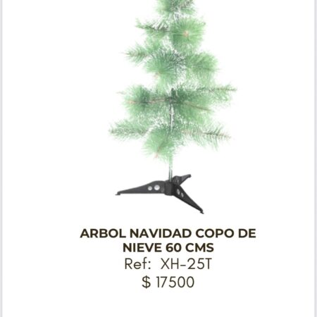 Árbol de Navidad Copo de Nieve 60cm