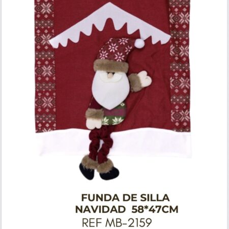 Funda de Silla Navidad 58x47 cm