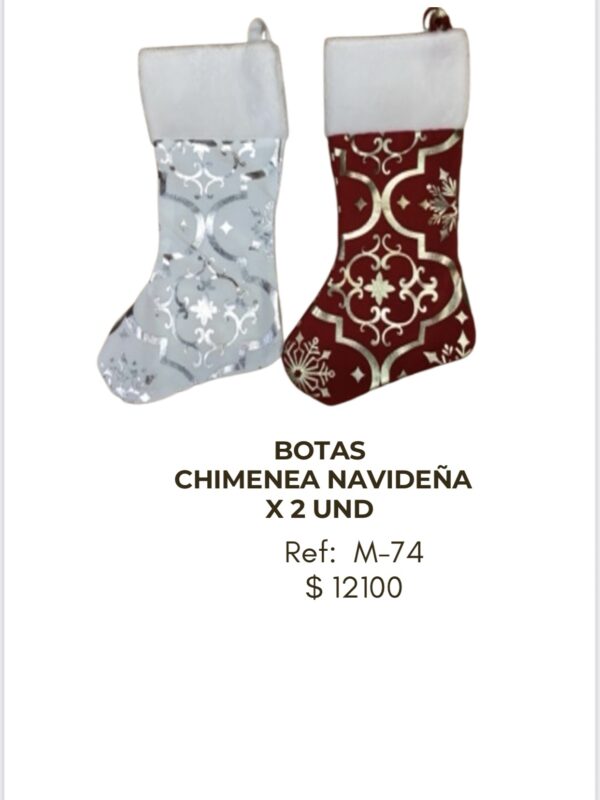 screenshot-17 Botas Chimenea Navideña x2 unidades