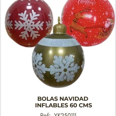 Bolas Navidad Inflables 60cm