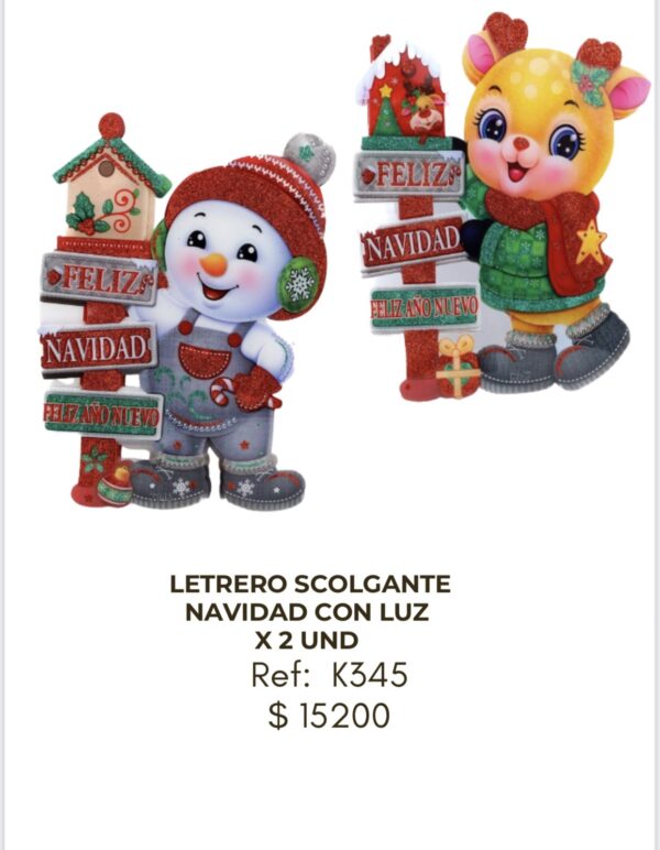 screenshot-7 Letrero Scolgante Navidad con Luz x 2 unidades