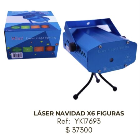 Láser Navidad x6 Figuras